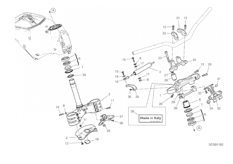 18A STEERING ASSEMBLY (4/42)
