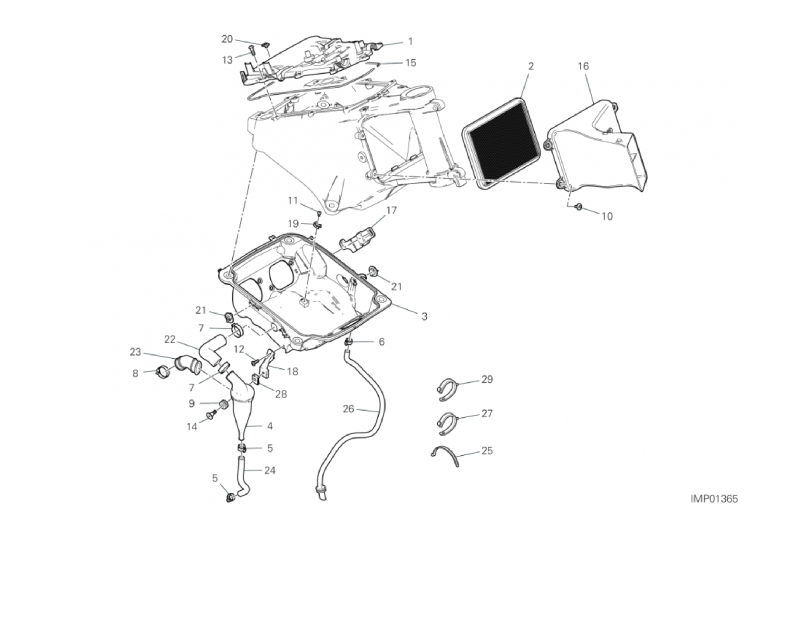 35A AIR INTAKE - OIL BREATHER (43/53)
