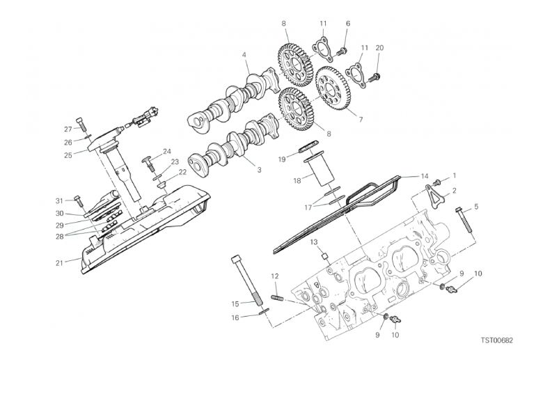 12A FRONT HEAD - TIMING SYSTEM (17/19)