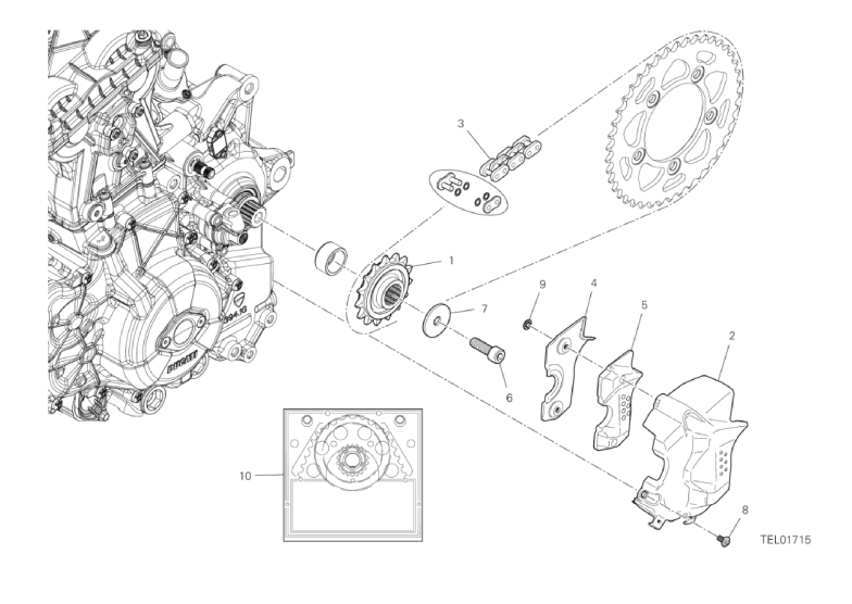 16A FRONT SPROCKET - CHAIN (2/34)