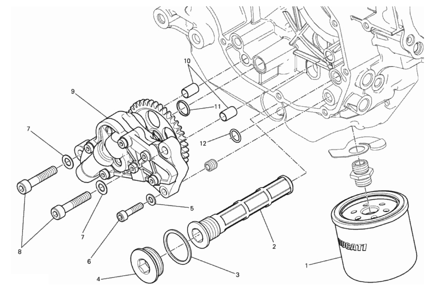 FILTERS AND OIL PUMP