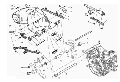 REAR SWINGING ARM 