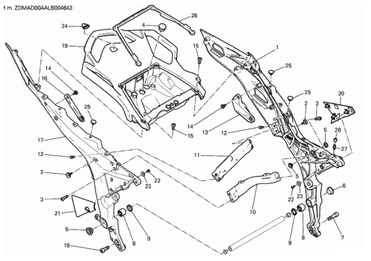 REAR FRAME COMP. 