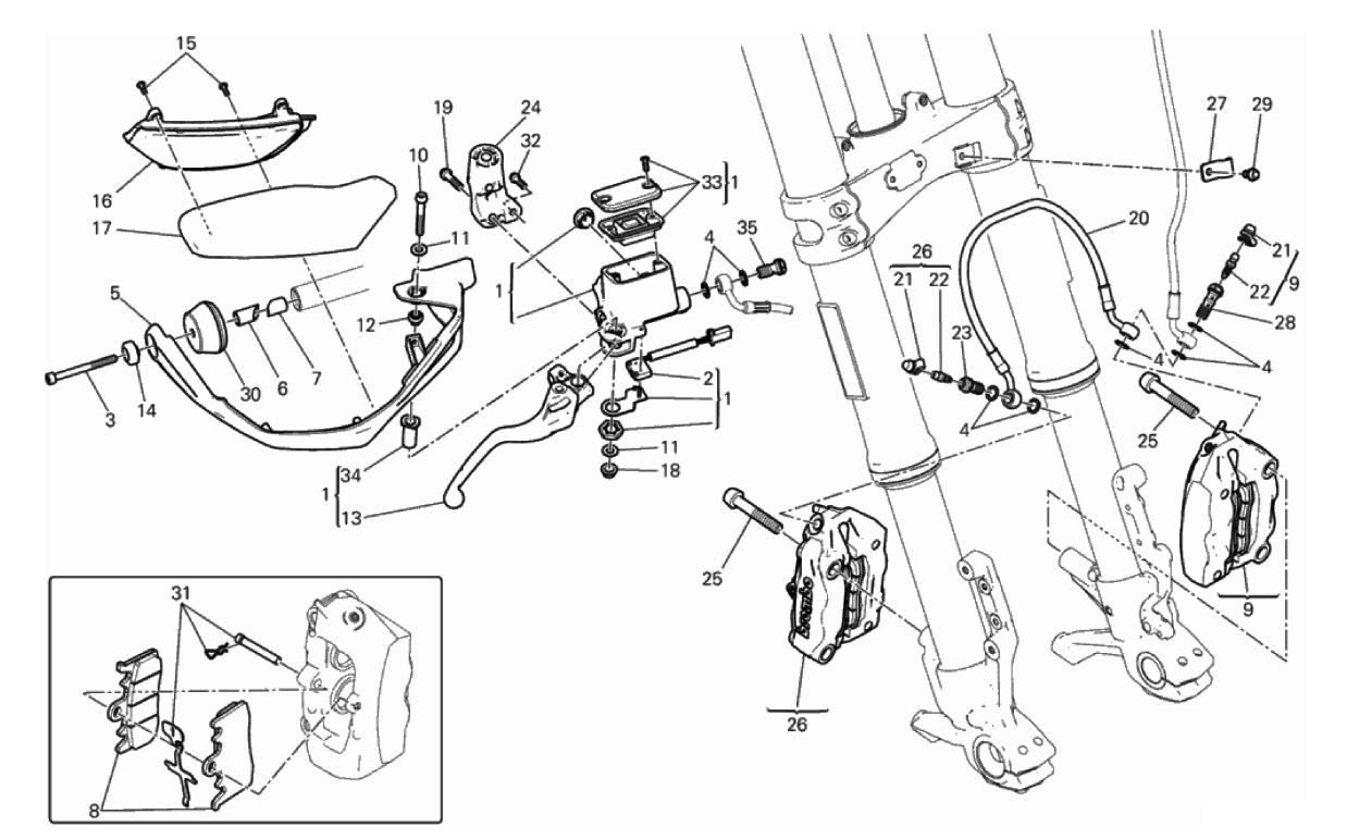 FRONT BRAKE SYSTEM 