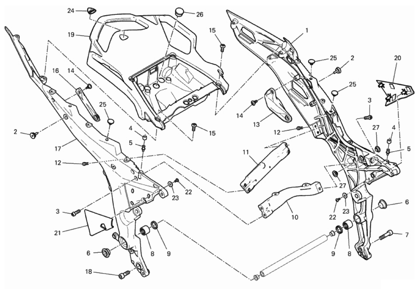 REAR FRAME COMP.