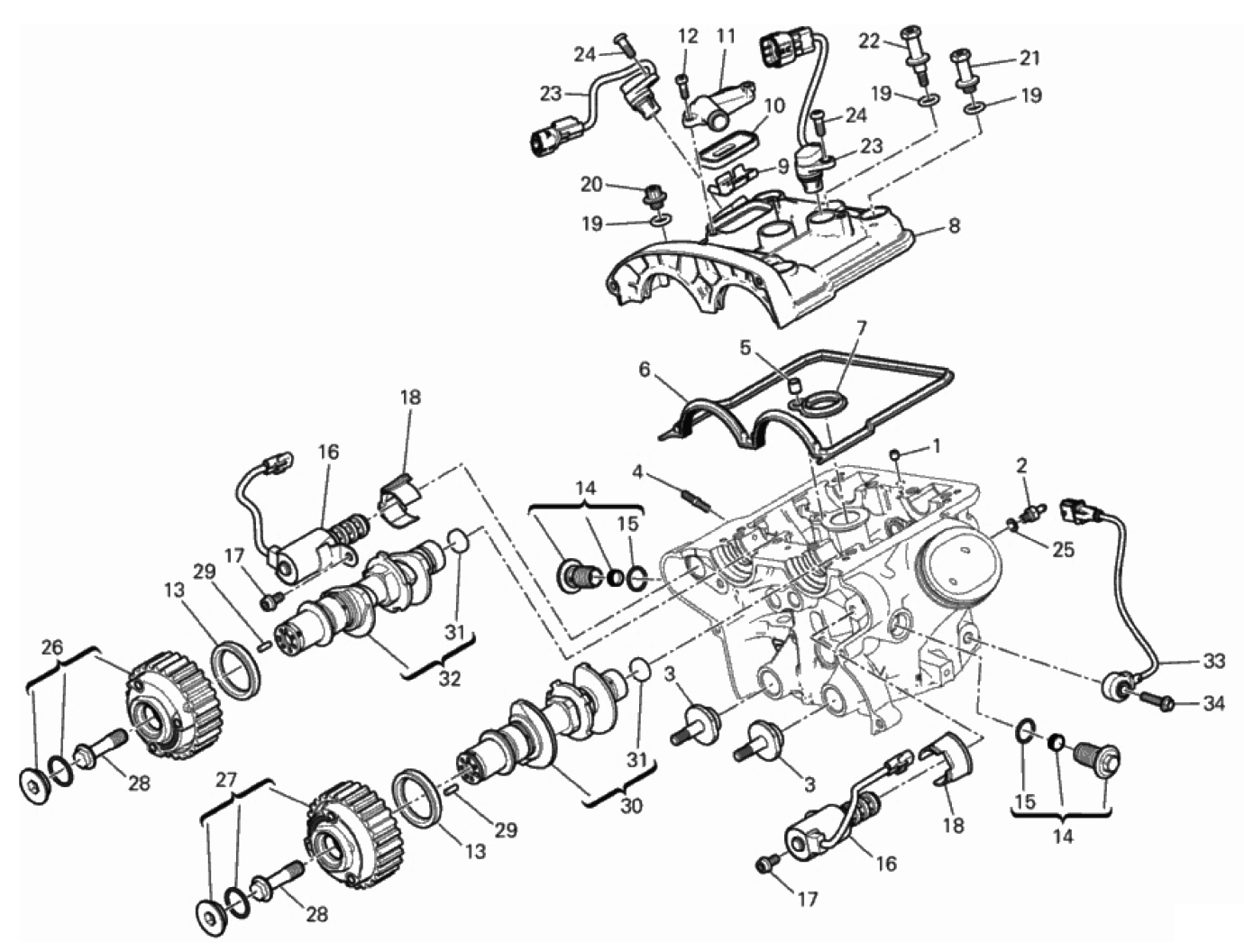 VERTICAL CYLINDER HEAD - TIMING