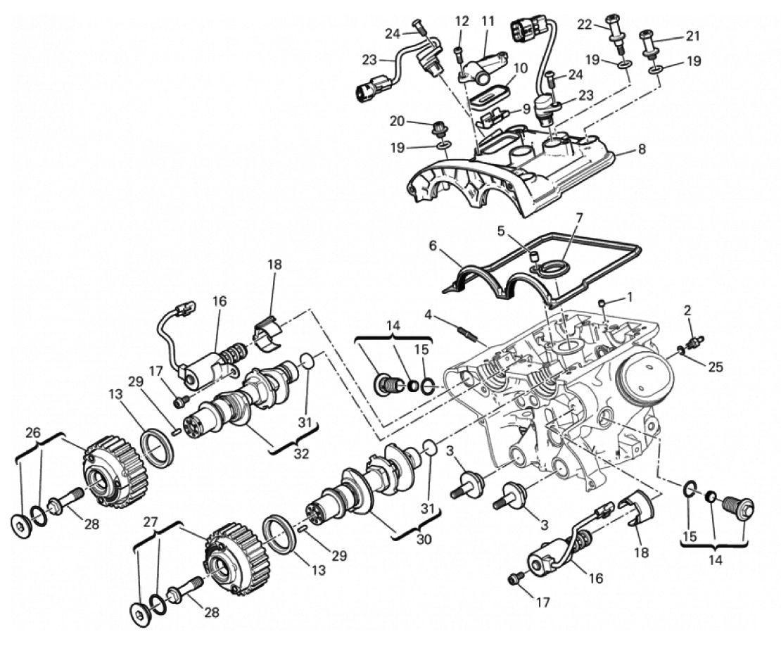 VERTICAL CYLINDER HEAD - TIMING 