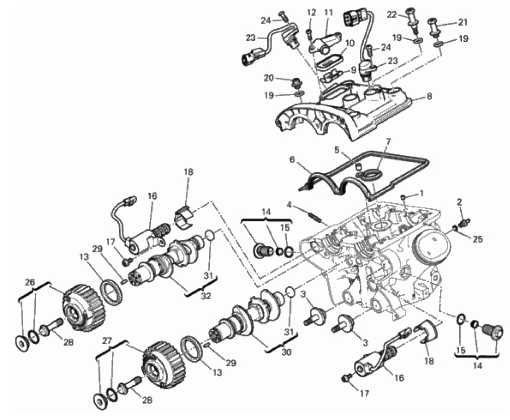 VERTICAL CYLINDER HEAD - TIMING 