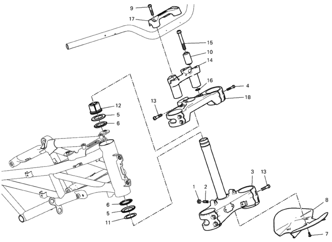 STEERING HEAD BASE ASSEMBLY 