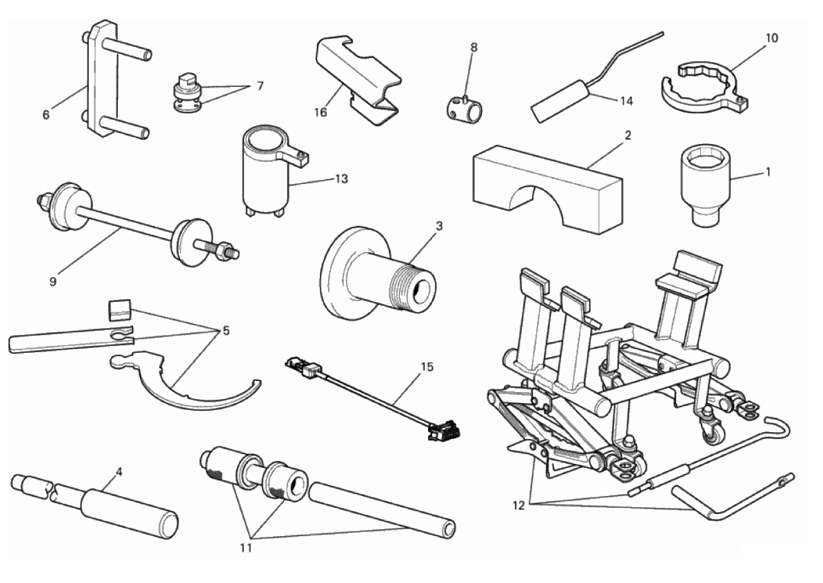 WORKSHOP SERVICE TOOLS 