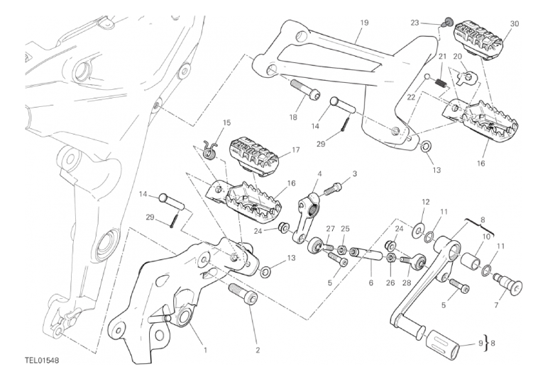 27C FOOTRESTS, LEFT (24/31)
