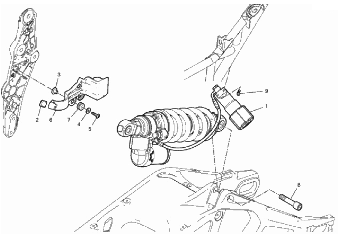 REAR SHOCK ABSORBER 