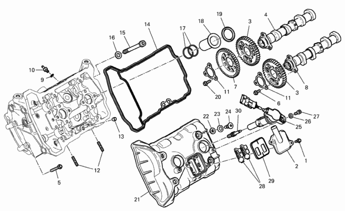 FRONT HEAD - TIMING SYSTEM 