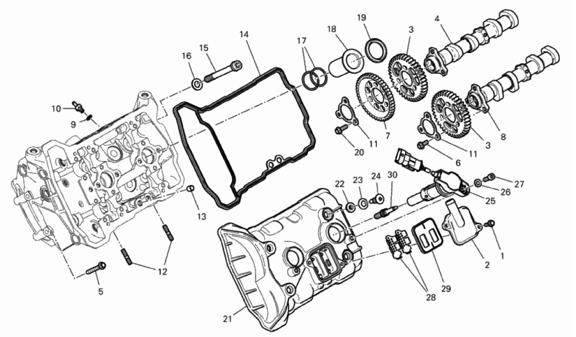 FRONT HEAD - TIMING SYSTEM 