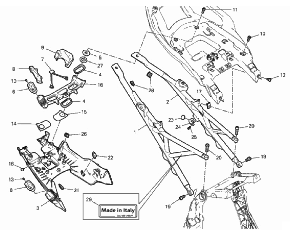 REAR FRAME COMP. 