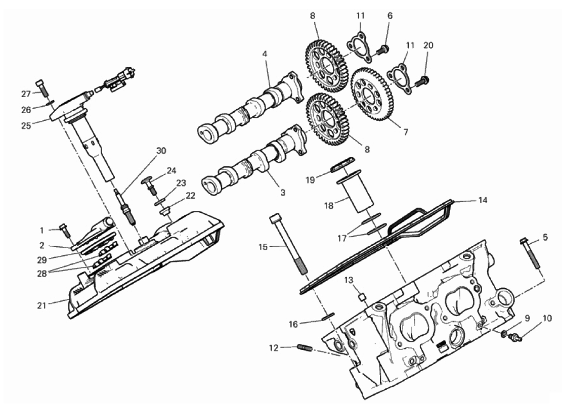 REAR HEAD - TIMING SYSTEM 