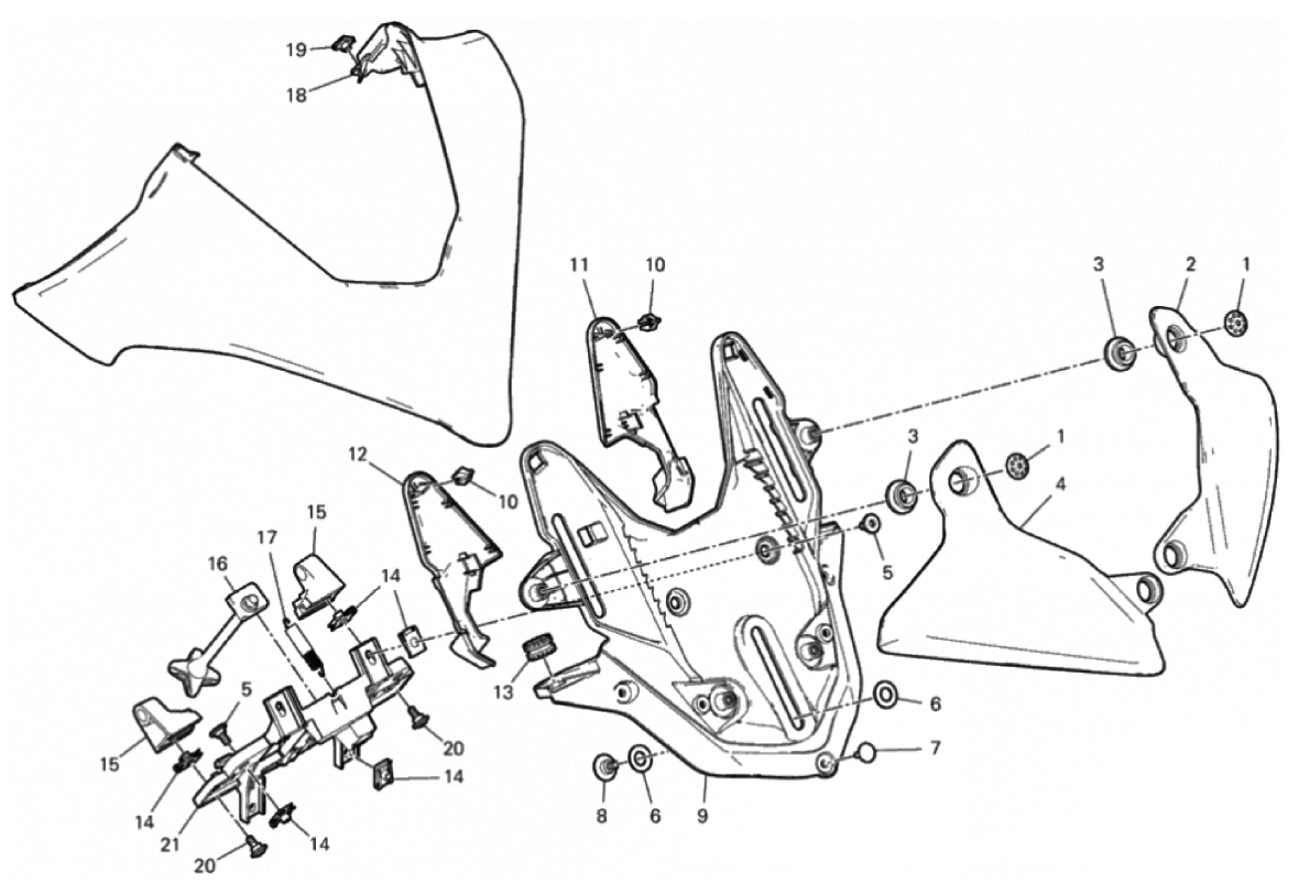 HEALDIGHT FAIRING SUPPORT 