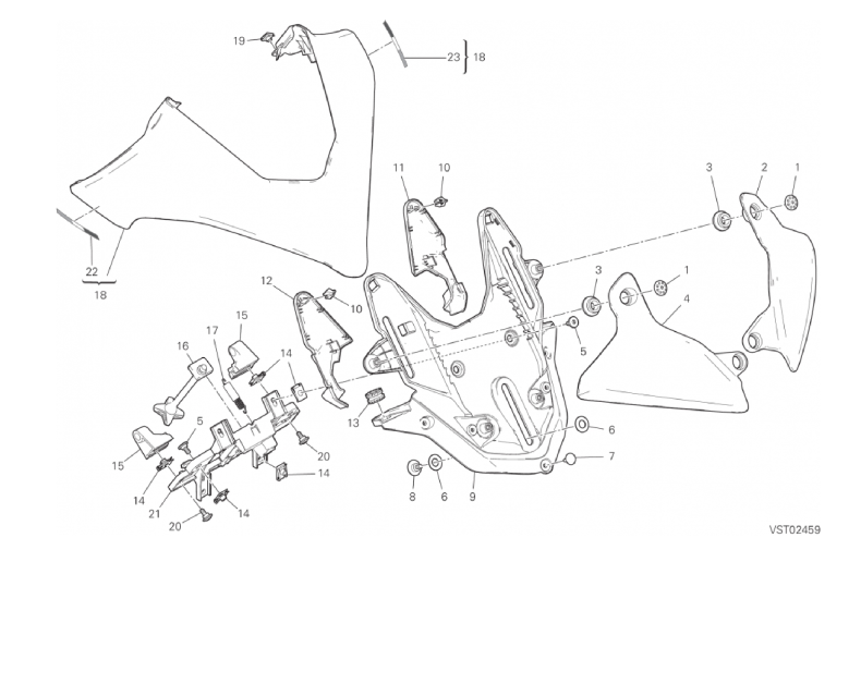 37B HEALDIGHT FAIRING SUPPORT (46/53)
