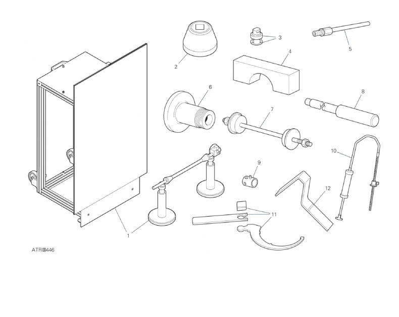 01D WORKSHOP SERVICE TOOLS (FRAME) (4/4)