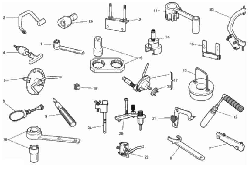 WORKSHOP SERVICE TOOLS (ENGINE) 