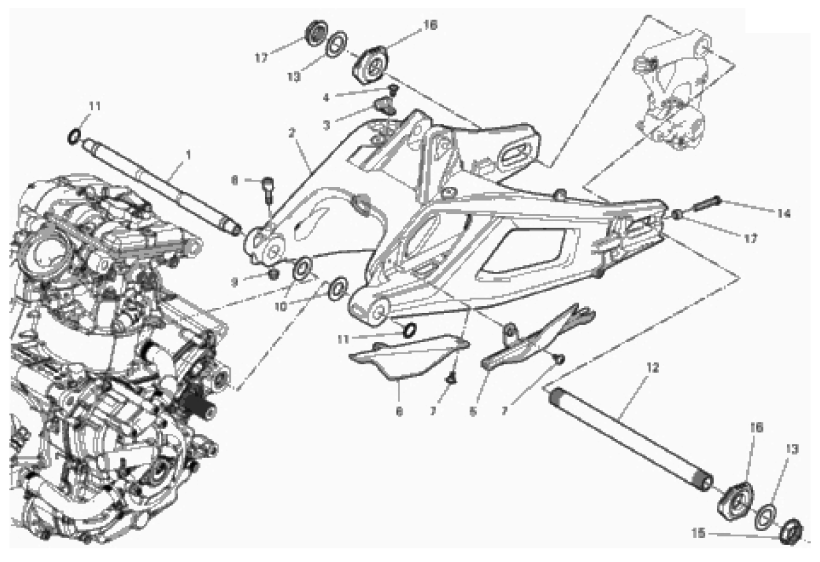 REAR SWINGING ARM 