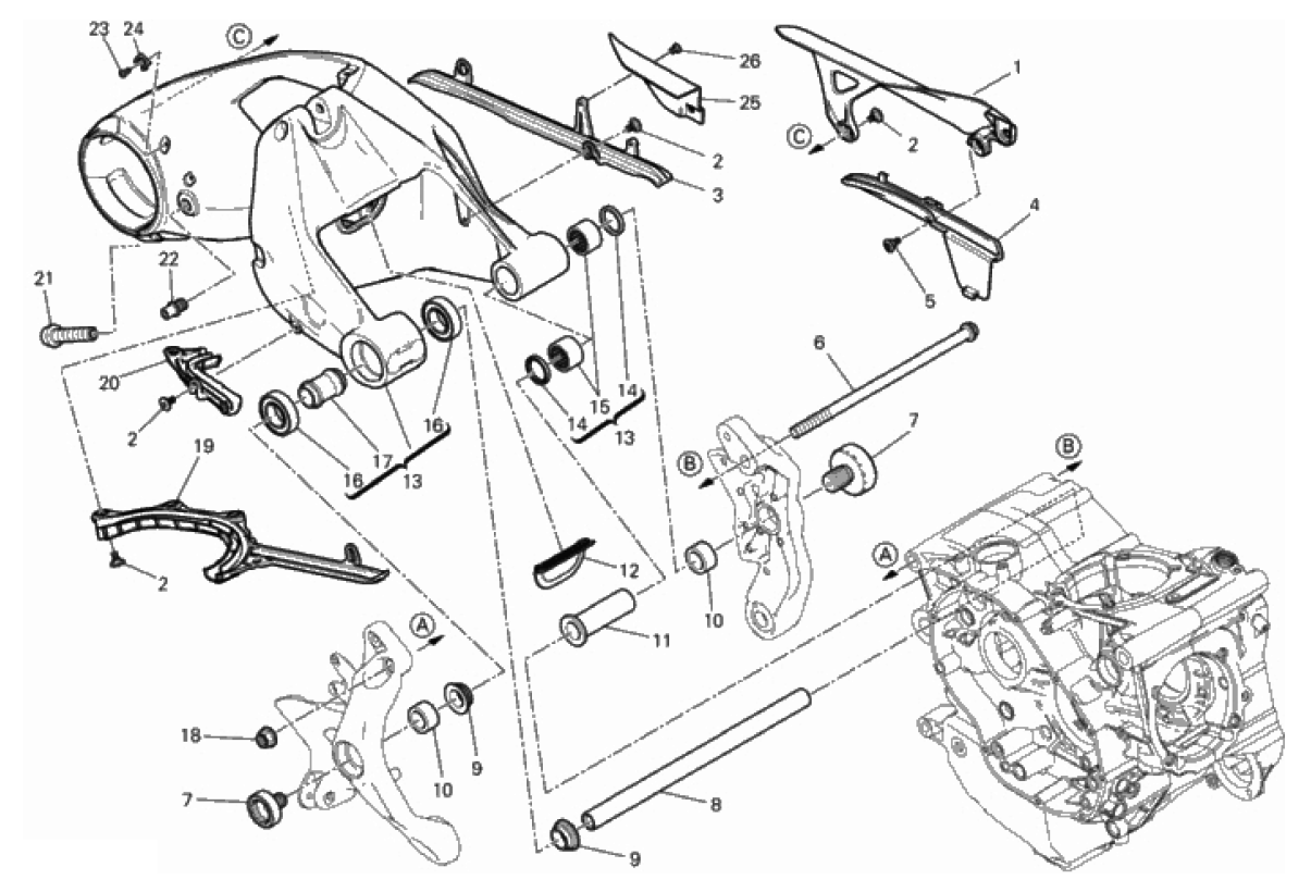 REAR SWINGING ARM 