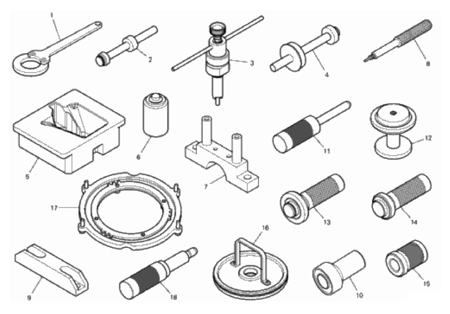 WORKSHOP SERVICE TOOLS (ENGINE) 