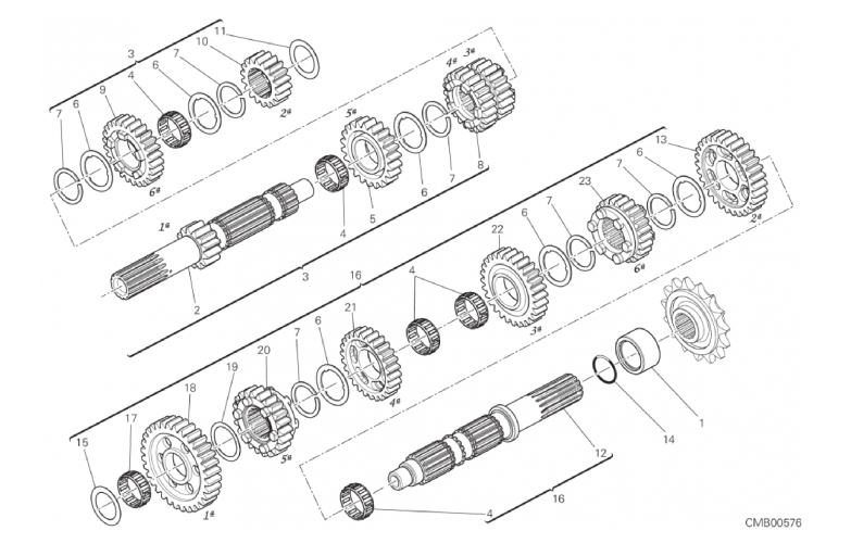 003 GEAR BOX (2/18)
