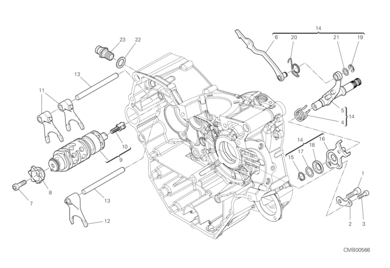 002 SHIFT CAM - FORK (1/16)