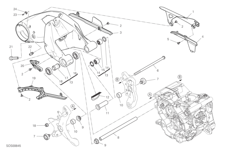 28A REAR SWINGING ARM (26/30)