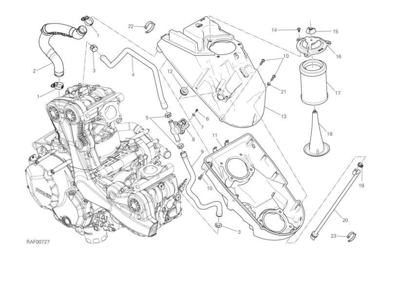 029 AIR INTAKE - OIL BREATHER (13/30)