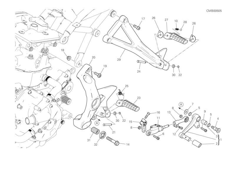 27A FOOTRESTS, LEFT (24/30)