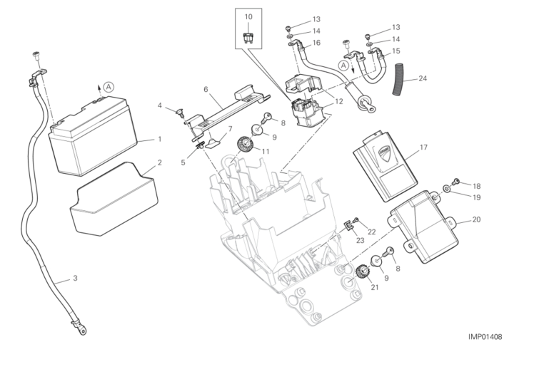 12B BATTERY HOLDER (2/10)