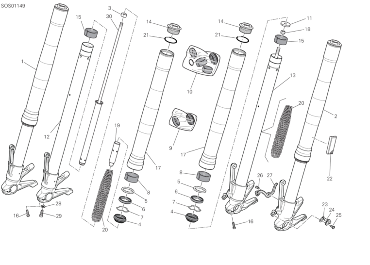 17B FRONT FORK (4/40)