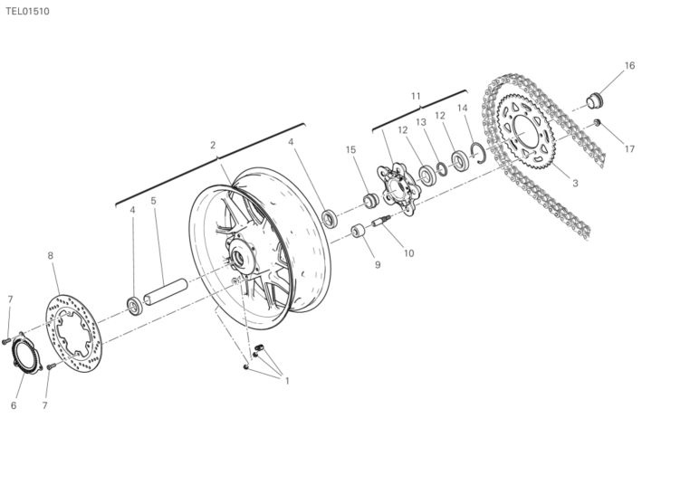 28A REAR WHEEL (23/40)