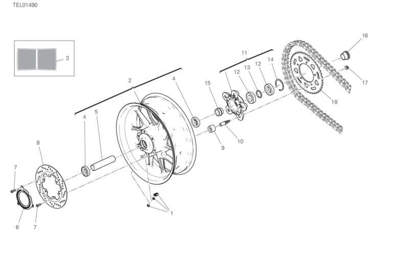 28A REAR WHEEL (24/40)