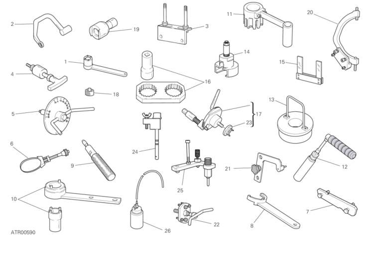 01A WORKSHOP SERVICE TOOLS (ENGINE) (1/3)