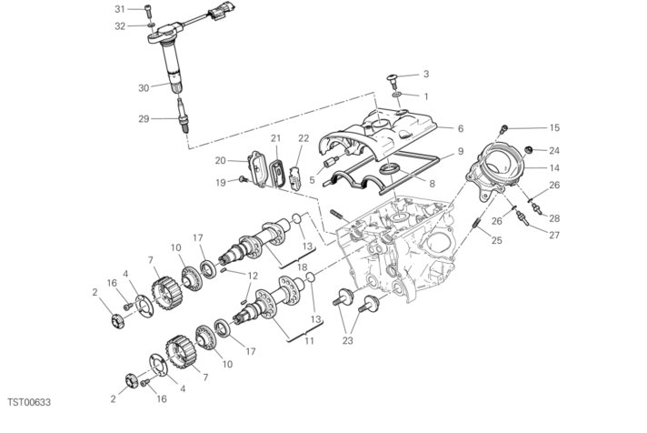 11A VERTICAL CYLINDER HEAD - TIMING (14/17)