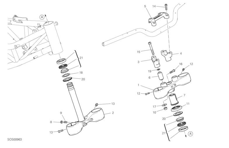 17A STEERING ASSEMBLY (3/43)
