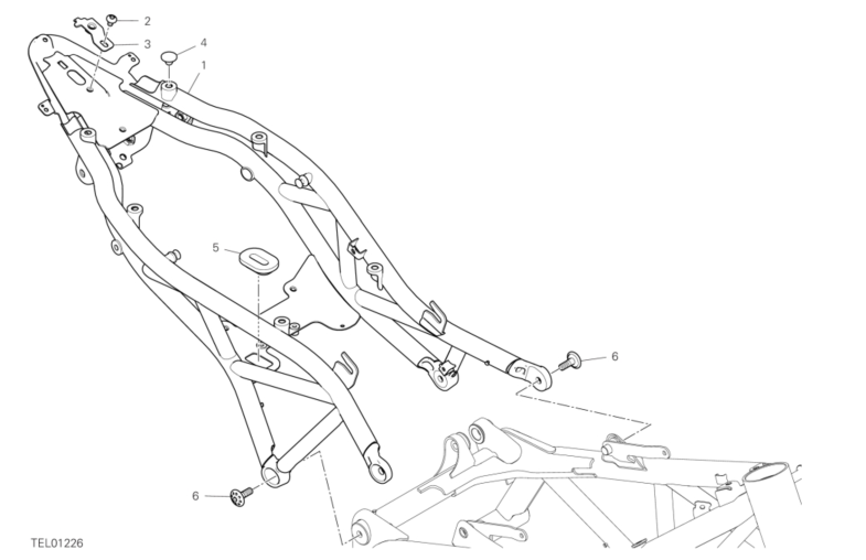 32B REAR FRAME COMP. (33/43)
