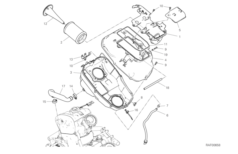 34A AIR INTAKE - OIL BREATHER (35/43)
