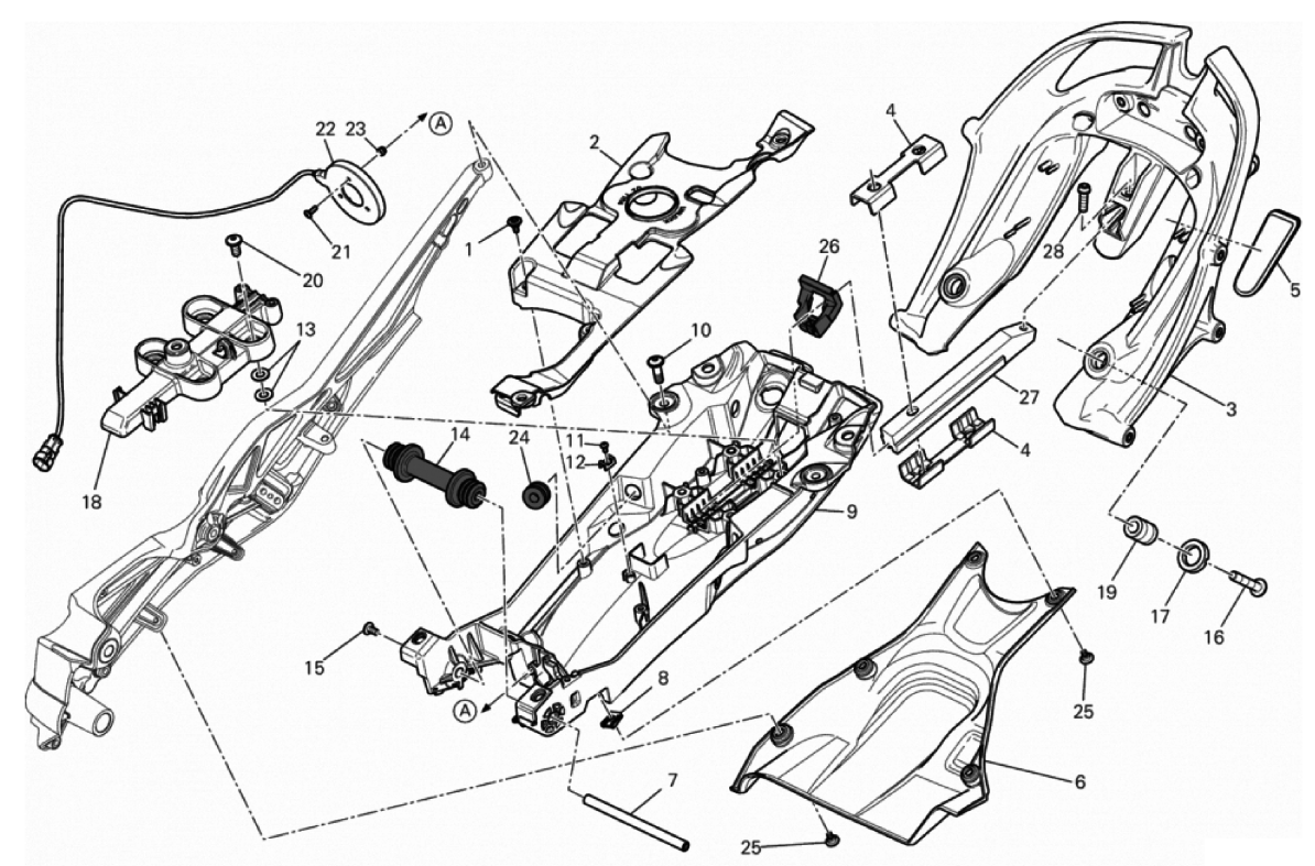 REAR FRAME COMP.