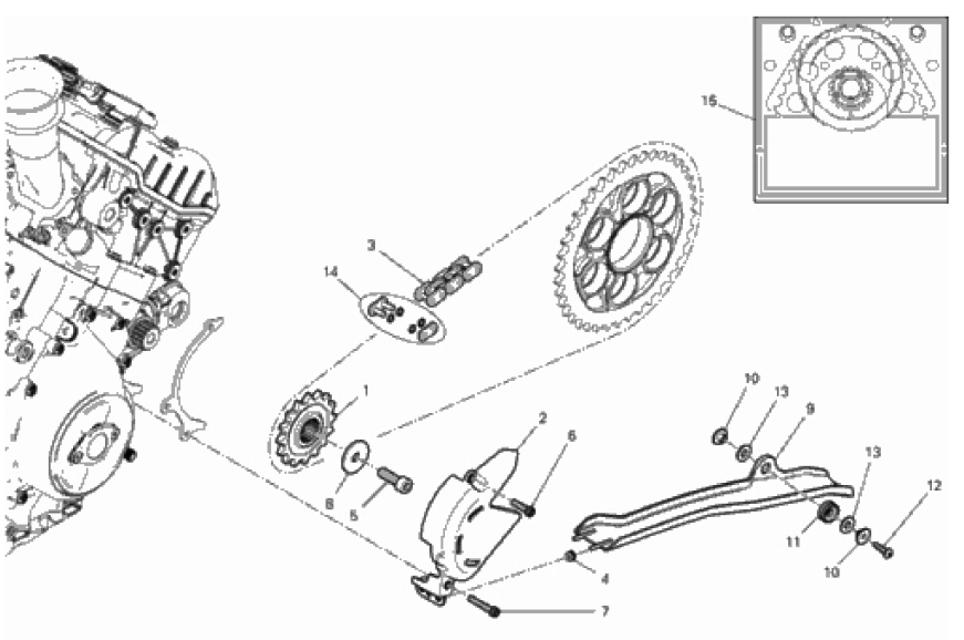 FRONT SPROCKET - CHAIN 