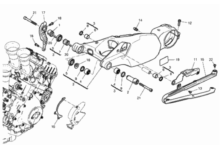 REAR SWINGING ARM 