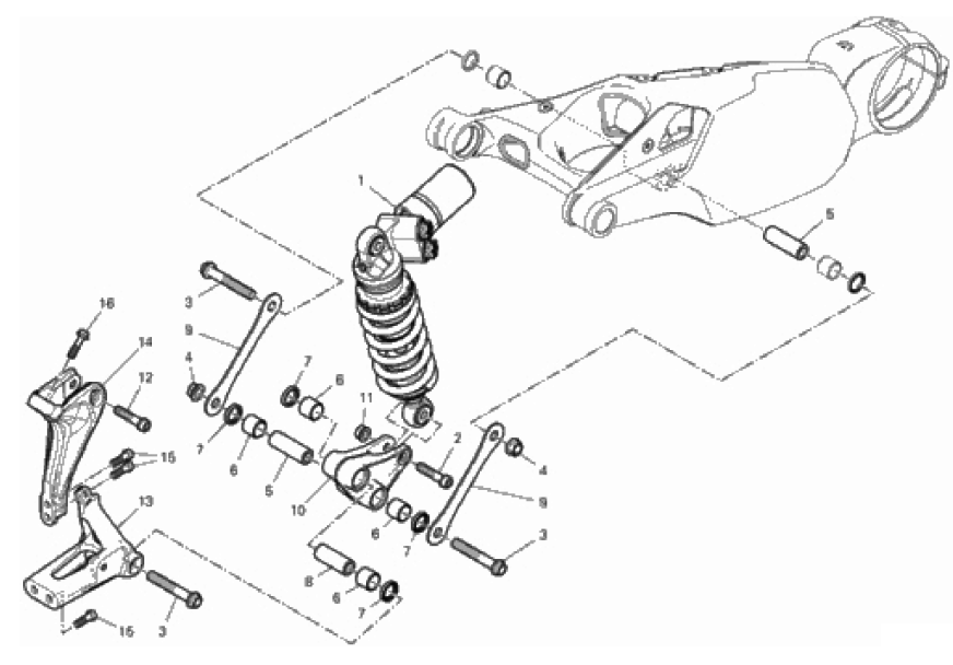 REAR SHOCK ABSORBER 