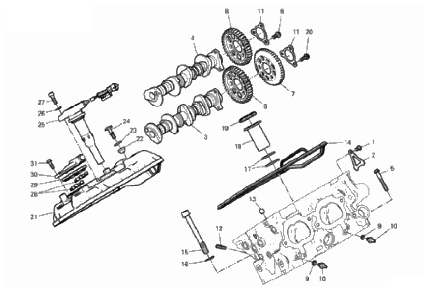 REAR HEAD - TIMING SYSTEM 