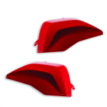 SET OF COVERS FOR RIGID SIDE PANNIERS - RED