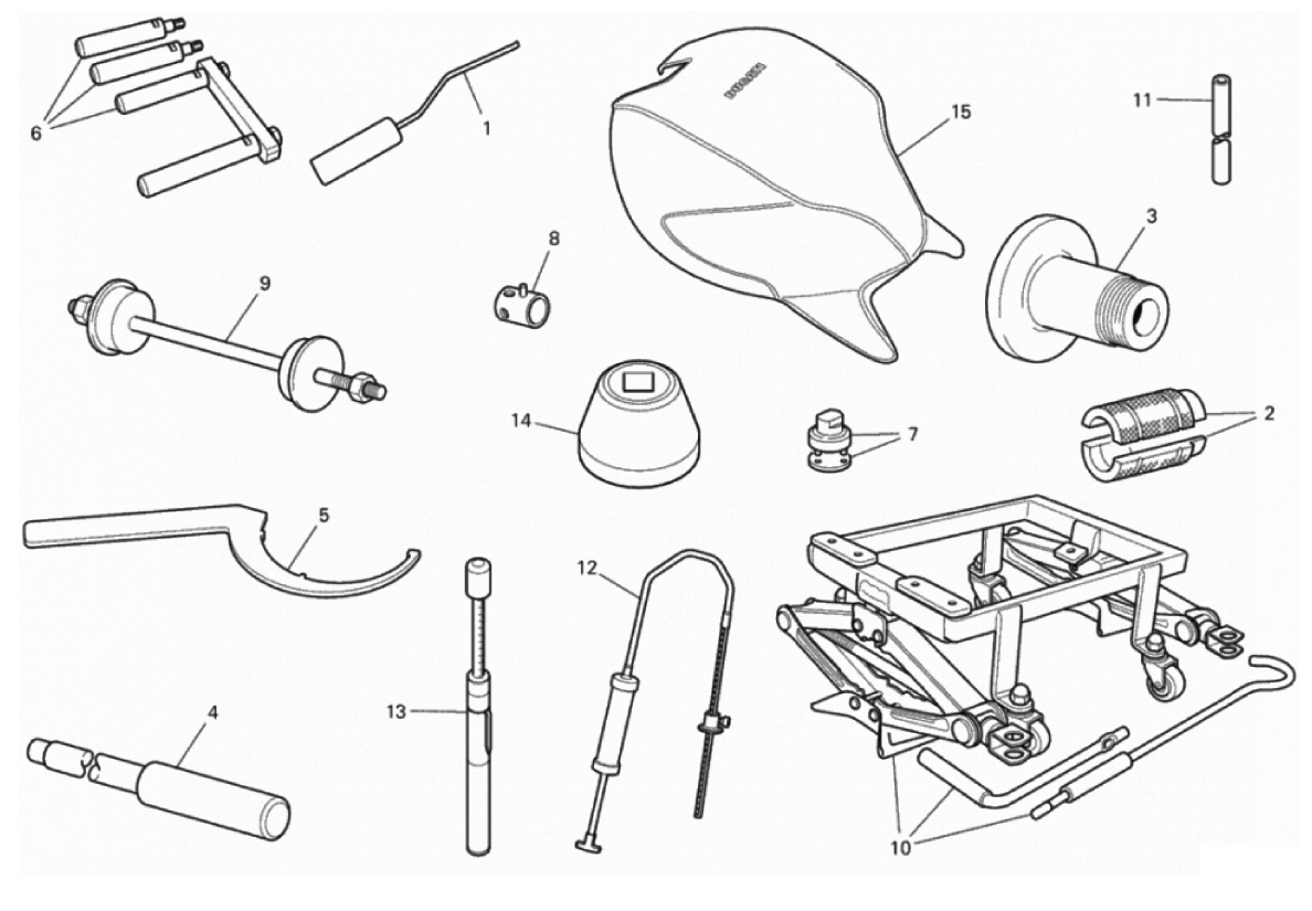 WORKSHOP SERVICE TOOLS, FRAME 