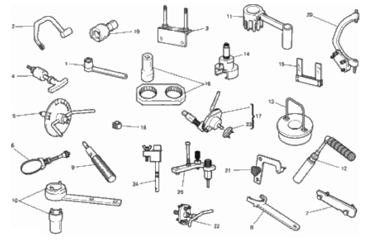 WORKSHOP SERVICE TOOLS (ENGINE) 