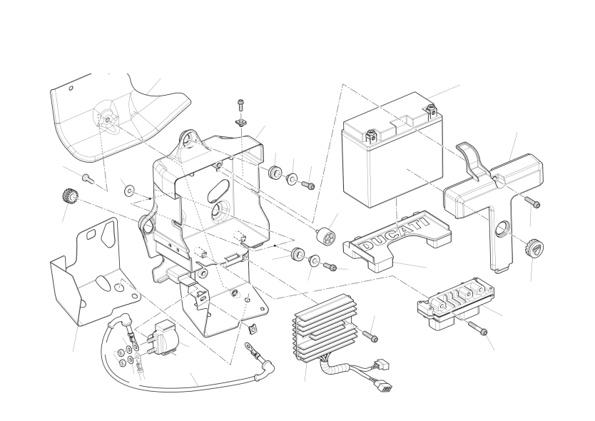 Battery support